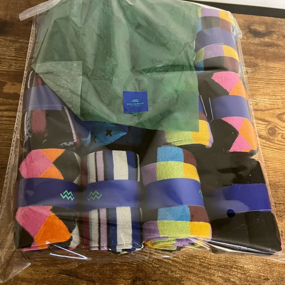 Colorful Patterned Men's Socks Set - Picture 2 of 5